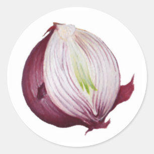 Étiquette du jardin d'oignon