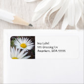 Étiquette du jour de la marguerite (En situation)