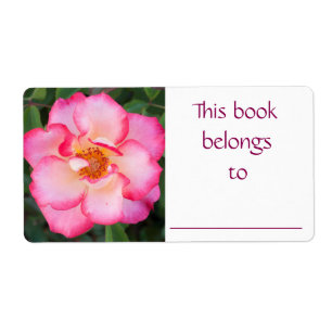 Étiquette du livre Rose