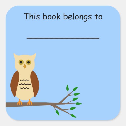 Étiquette du livre scolaire (Devant)