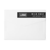 Étiquette du logo à bougie mince (Dos)