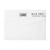 Étiquette du logo à bougie mince (Dos)