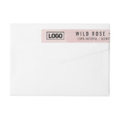 Étiquette du logo à bougie mince (Dos)