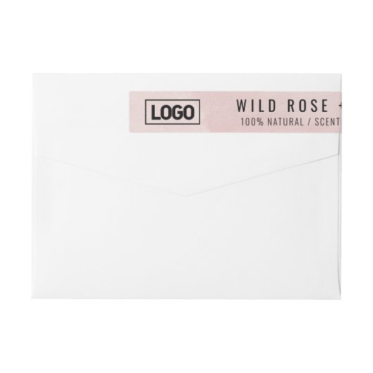 Étiquette du logo à bougie mince (Dos)