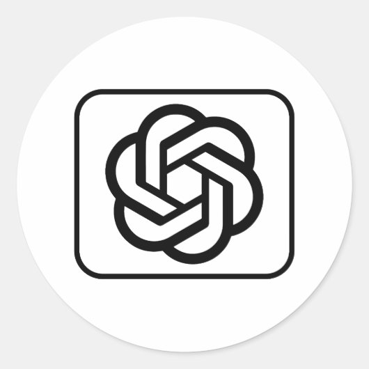 étiquette du logo chatgpt (Devant)