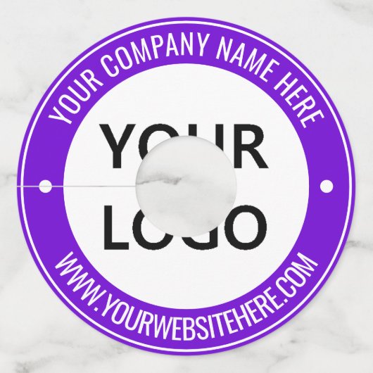 Étiquette du logo de l'entreprise Texte Vin d'entr (Devant)