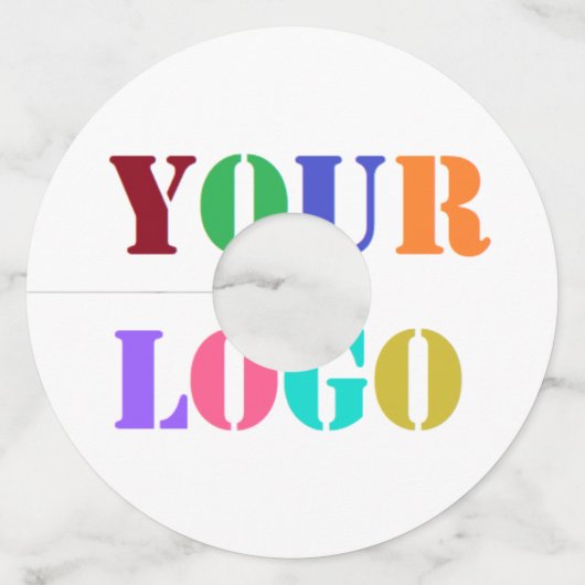 Étiquette du logo de votre entreprise Vin d'entrep (Devant)