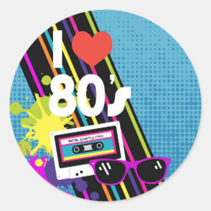 Étiquette du Merci des années 80