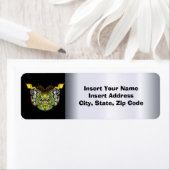 Étiquette du moteur de course crânienne (En situation)