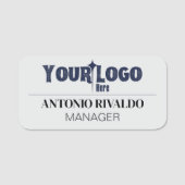 Étiquette du nom de la société magnétique - Insign (Devant)