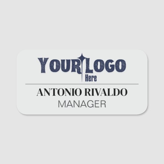 Étiquette du nom de la société magnétique - Insign (Devant)