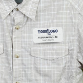 Étiquette du nom de la société magnétique - Insign