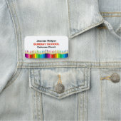 Étiquette du nom de l'enseignant ou du bénévole de (En situation)