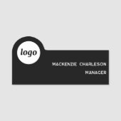 Étiquette du nom du personnel de l'employé magnéti (Devant)