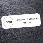 Étiquette du nom du personnel de l'employé magnéti