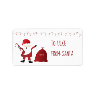 Étiquette Du Père Noël