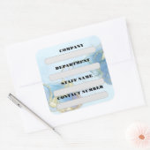 ÉTIQUETTE DU PERSONNEL STICKER POUR L'ENTREPRISE (Enveloppe)