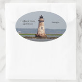 Étiquette du phare de Cockspur Island (Sac)