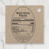 Étiquette du seau de la valeur nutritive Kraft pou (Dos)