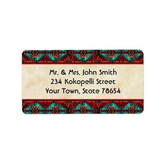 Étiquette du sud-ouest (Devant)