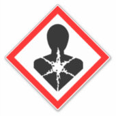 Étiquette du symbole de danger pour la santé (Devant)