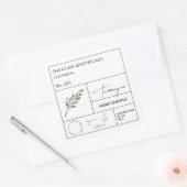 Étiquette du Tarragon d'Apothecary (Enveloppe)