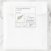 Étiquette du Tarragon d'Apothecary (Sac)