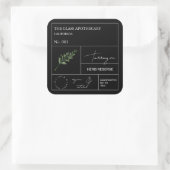Étiquette du Tarragon d'Apothecary (Sac)