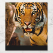 Étiquette du vin de Tiger (Étiquettes simples)