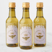 Étiquette du vin design Queen bee (Bouteilles)