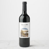 Étiquette du vin Mariage du lac Tahoe (Devant)