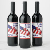 ÉTIQUETTE du vin Patriot américain (Bouteilles)