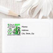 Étiquette Dystrophie musculaire des pingouins de Noël (En situation)