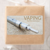 Étiquette E-cig and vaping (En situation)