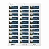 Étiquette Eagle Lake et Red Maple Feuilles (Feuille entière)