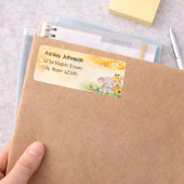 Étiquette Earthy Jungle Sun Celebration Mark