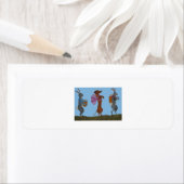 Étiquette  Easter Dachshund and bunnies marching (En situation)