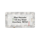 Étiquette Eat Sleep Golf (Devant)