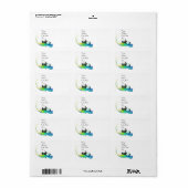 Étiquette Eaux cool Abstraites Plaques de peinture (Feuille entière)