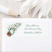 Étiquette Eaux roses et Berry (En situation)