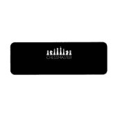 Étiquette Échecs - Chessmaster (Devant)