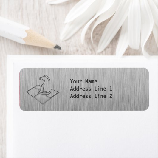 Étiquette Échecs ; Refroidi Métal (En situation)