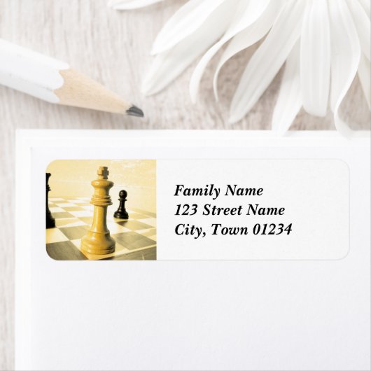 Étiquette Échecs Russie (En situation)