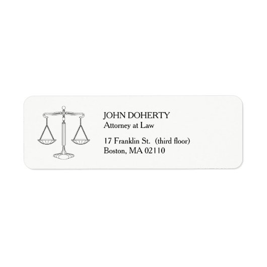 Étiquette Échelles classiques de justice | Droit (Devant)