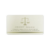 Étiquette Échelles de justice | Avocat (Devant)