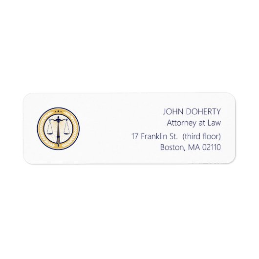 Étiquette Échelles de justice | Bureau du droit (Devant)