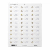 Étiquette Échelles de justice | Bureau du droit (Feuille entière)
