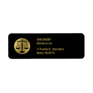 Étiquette Échelles d'or de loi de la justice  