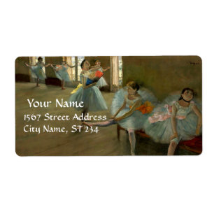 ÉTIQUETTE ÉCOLE DE DANSE /BALLERINA BALLET DANCER EN BLEU
