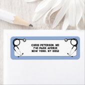 Étiquette École de médecine de docteur (En situation)